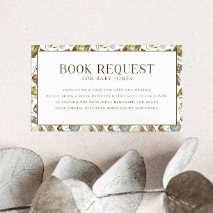 Little Explorer Boeken voor Baby Verzoek Informatiekaartje