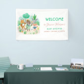 Little Explorer Bos Detective Boy Baby shower Spandoek (Beurs)