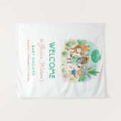 Little Explorer Bos Detective Boy Baby shower Wandkleed (Voorkant (horizontaal))