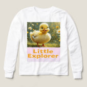 Little Explorer – Cute Duckling Kids T-Shirt (Voorkant)