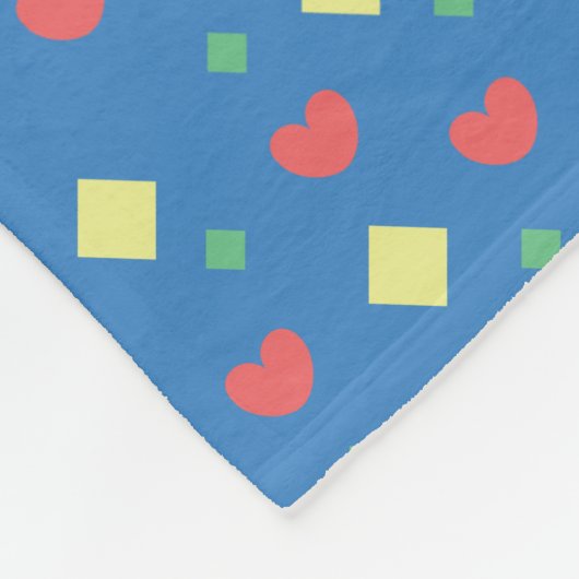 Little Explorer, Cute Personalized Kind Fleece Bl Deken (Hoek)