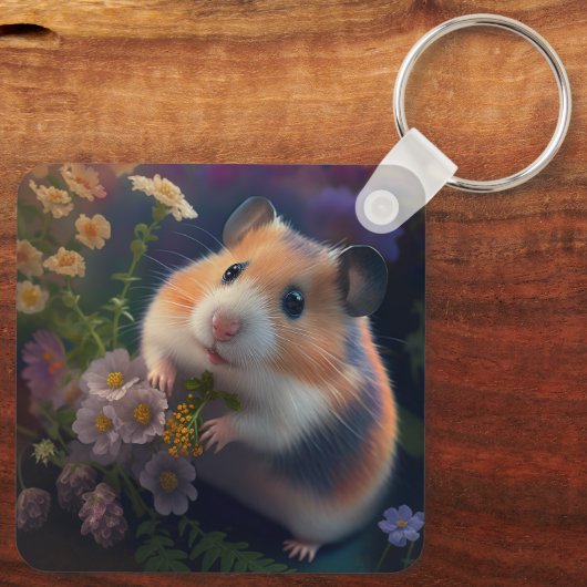 Little Explorer Hamster Sleutelhanger (Achterkant)