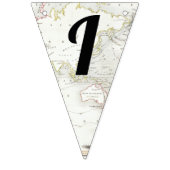 Little Explorer  Map Travel Baby shower Vlaggetjes (Tweede vlag)