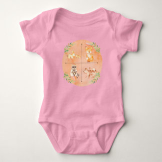 Little Explorer Mom & Baby Animals Baby Bodysuit