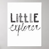 Little Explorer - Neursery of Kinder Room Poster (Voorkant)
