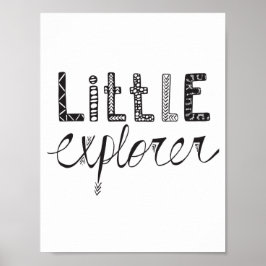 Little Explorer - Neursery of Kinder Room Poster
