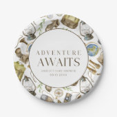 Little Explorer Neutral  Papieren Bordje (Voorkant)