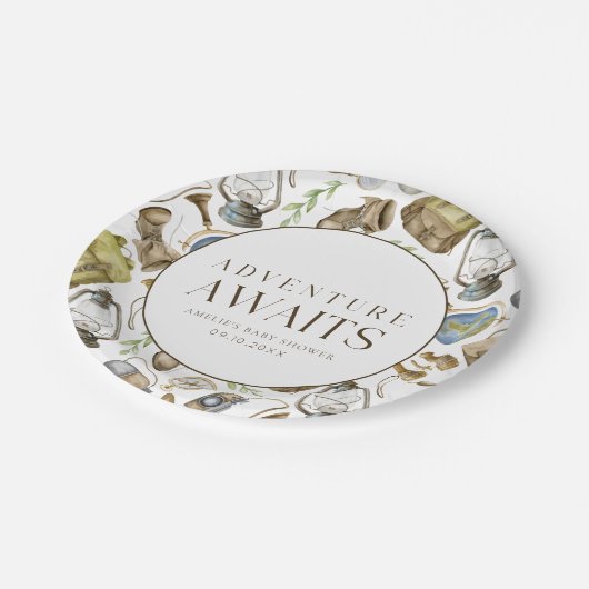 Little Explorer Neutral  Papieren Bordje (Gekanteld)