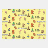 Little Explorer platte blad inpakpapier Vel (Voorkant 2)