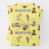 Little Explorer platte blad inpakpapier Vel (In situ)