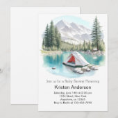 Little Explorer Sterrennacht Adventure Baby shower Kaart (Voorkant / Achterkant)