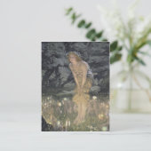 Little Fairy Angel en Girl Briefkaart (Staand voorkant)