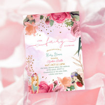 Little Fairy Baby Meisje Douche