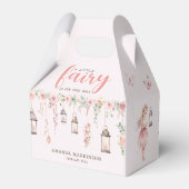 Little Fairy betoverde roze Baby shower Bedankdoosjes (Achterkant)