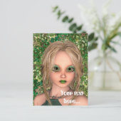 Little Fairy Briefkaart (Staand voorkant)