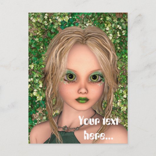 Little Fairy Briefkaart (Voorkant)