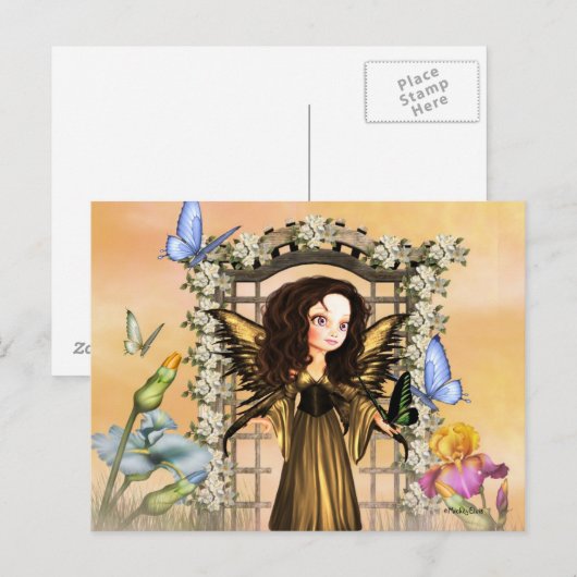 Little Fairy Briefkaart (Voorkant / Achterkant)