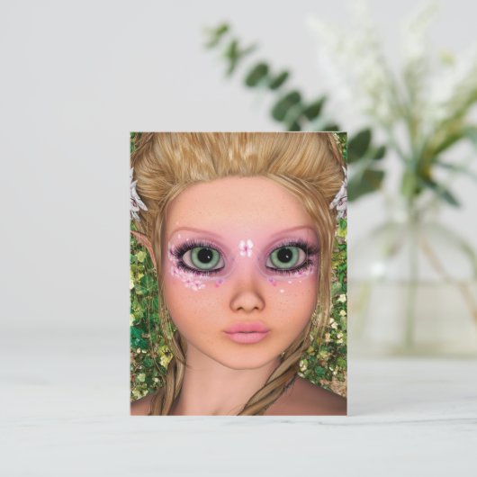 Little Fairy Briefkaart (Staand voorkant)