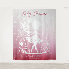 Little Fairy Floral Achtergrond Wandkleed