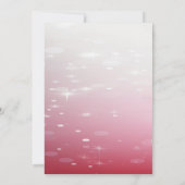 Little Fairy Floral Baby shower Invitation Kaart (Achterkant)