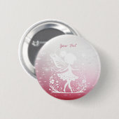 Little Fairy Floral Button (Voorkant /achterkant)