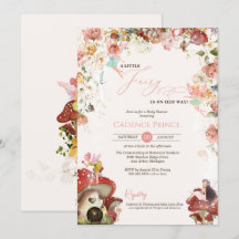 Little Fairy Floral Garden Baby Girl Shower