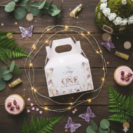 Little Fairy Floral Garden First Birthday Bedankdoosjes