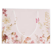 Little Fairy Floral Garden First Birthday  Groot Cadeauzakje (Achterkant)