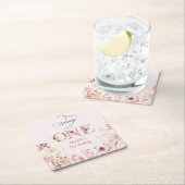 Little Fairy Floral Garden First Birthday Kartonnen Onderzetters (Insitu)