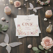 Little Fairy Floral Garden First Birthday  Servet