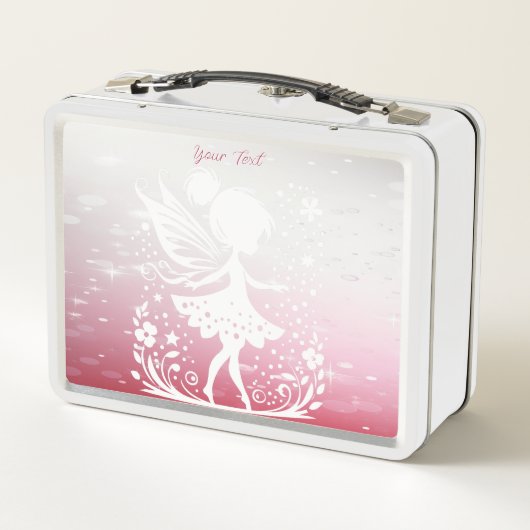 Little Fairy Floral Metal Lunch Box (Achterkant)