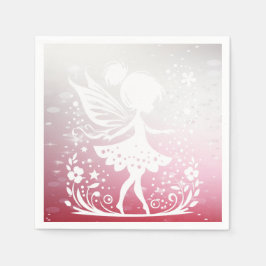 Little Fairy Floral Napkins Servet