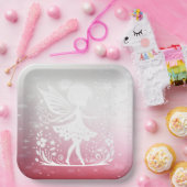 Little Fairy Floral Paper Bord (Feest)