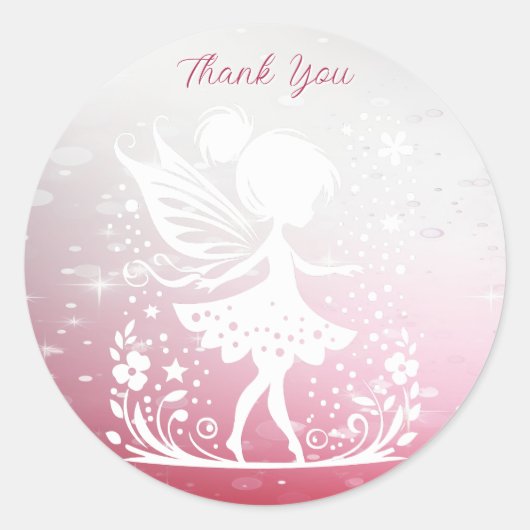 Little Fairy Floral Sticker (Voorkant)