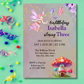 Little Fairy Mushroom House Butterflies Any Age Kaart