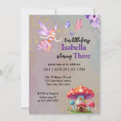 Little Fairy Mushroom House Butterflies Any Age Kaart (Voorkant)