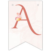 Little Fairy Pink Butterfly Any Age  Vlaggetjes (Derde vlag)