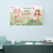 Little Fairy Pink Castle Butterfly Any Age  Spandoek (Beurs)