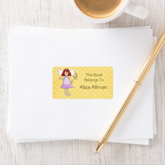Little Fairy Princess Bookplate Label (Insitu)