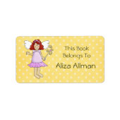 Little Fairy Princess Bookplate Label (Voorkant)