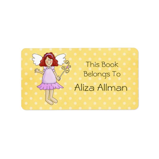 Little Fairy Princess Bookplate Label (Voorkant)