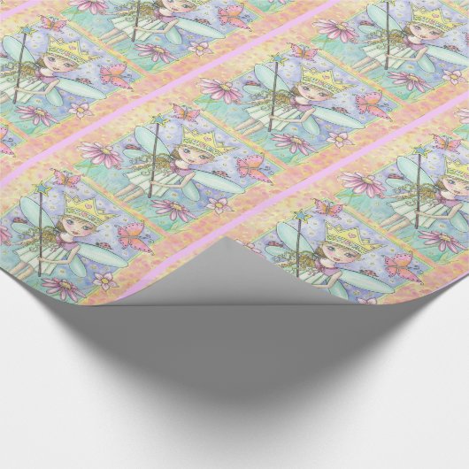 Little Fairy Princess Cadeauverpakking Cadeaupapier (Hoek)