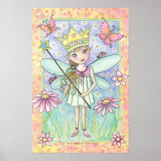 Little Fairy Princess Poster van Molly Harrison (Voorkant)