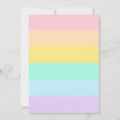 Little Fairy verjaardagsfeestje Kaart (Achterkant)