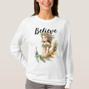 Little Fairy Waterverf Art T-shirt