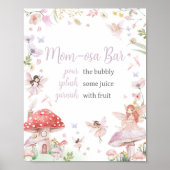 Little Fairy Whimsical Baby shower Mom Osa Poster (Voorkant)