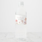 Little Fairy Whimsical Baby shower Waterfles Etiket (Voorkant)