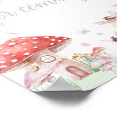 Little Fairy Whimsical Bedankt voor je komst Poster (Hoek)