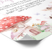 Little Fairy Whimsical Late Night Luiers Poster (Hoek)