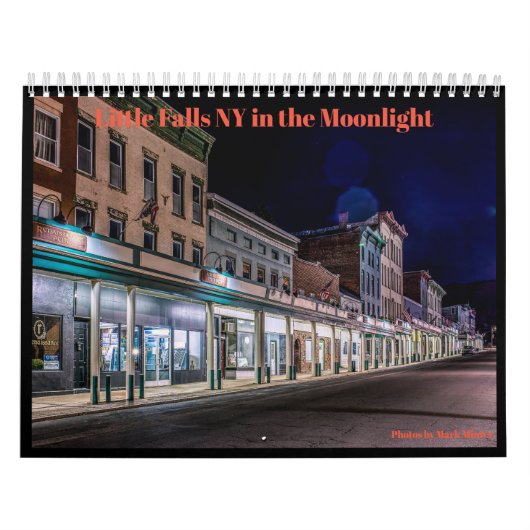 Little Falls in the Moonlight Kalender (Hoes)